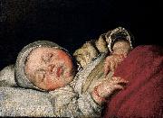 Bernardo Strozzi Schlafendes Kind oil painting reproduction